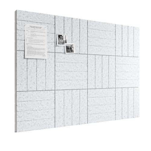 Bumusty 48" x 36" Large Cork Board Alternative, Light Gray - color: Light Gray, size: Bold-stripe 12-pack