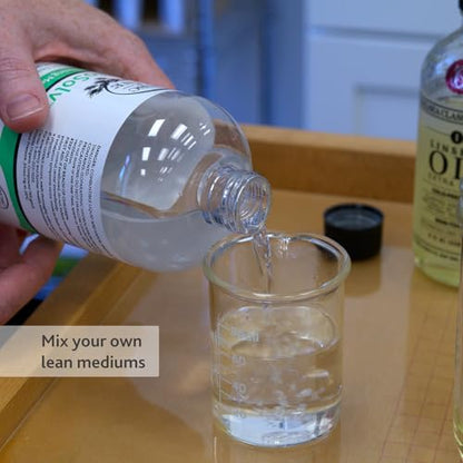 Tusc & Pine StudioSolv™ Odorless Mineral Spirits 33.8oz (1L) | Purified Odor-Free Spirit Solvent For Thinning Oils, Artists, Painting Thinner, Professionals, & More!