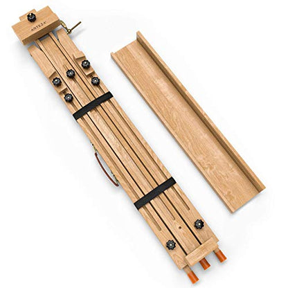 ARTEZA Easel Stand 37.4x39.4x78.3", Tripod Beechwood Display Stand with Steel Fittings for Painting & Displaying Artwork
