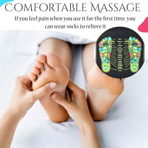 TrelaCo Foot Acupressure Massage Mat with Stones, 13.78 x 47.24 Inches - size: 13.78 x 47.24 Inch