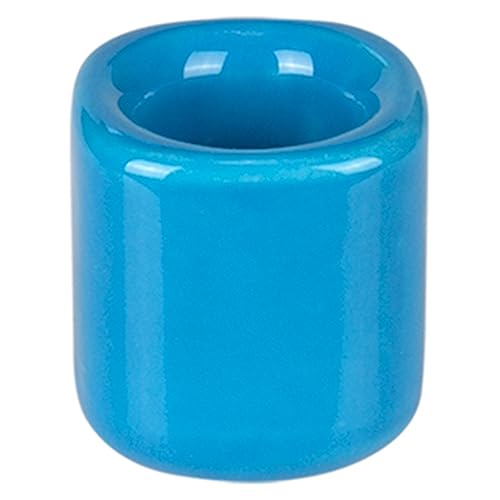 Mega Candles 5 pcs Light Blue 1/2 Inch Diameter Ceramic Chime Ritual Spell Candle Holders, Great for Casting Chimes, Meditation, Rituals, Spells, Vigil, Witchcraft, Wiccan Supplies - color: Light Blue, size: 5 Pieces