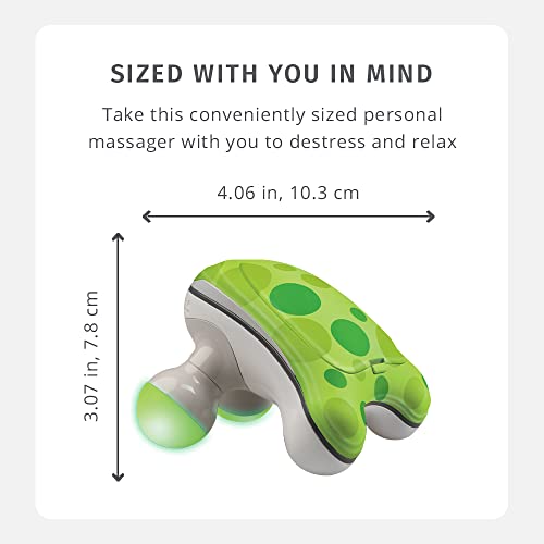 Homedics Ribbit Mini Handheld Massager Green, Blue or Pink (Color May Vary) - size: 1 Count (Pack of 1)