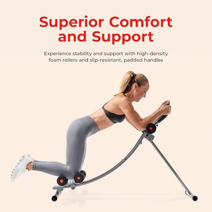 Sunny Health & Fitness Ab machine Ab Workout Machine Adjustable Ab Trainer - color: Silver