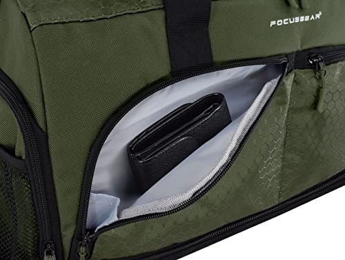 Ultimate Gym Bag 2.0: The Durable Crowdsource Designed Duffel Bag with 10 Optimal Compartments Including Water Resistant Pouch - color: Green, size: Medium (20")
