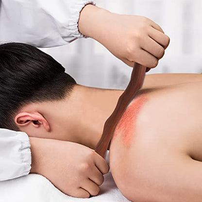8 Bead Massage Roller Stick Wood Gua Sha Tool for All of Your Body SPA Massager 52cm