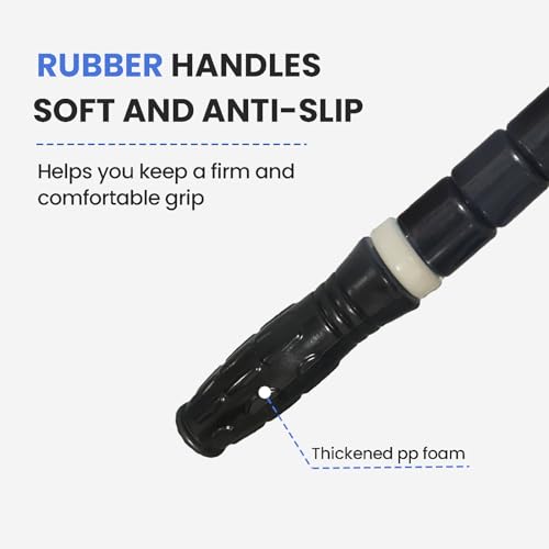 Muscle Roller Stick Ctwctr Massage Roller for Lymphatic Drainage, Cellulite Massager, Leg Massager for Circulation and Pain Relief, Deep Tissue & Trigger Point Massage - color: Black