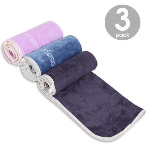 Microfiber Gym Towels for Men Women Workout - 14"x29" - Set of 3 - color: Grey