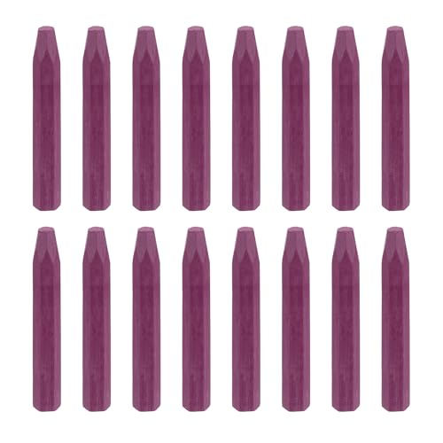 MECCANIXITY 16PCS Oil Pastels Set, Soft Oil Colored Drawing Pastels Chalk Vibrant Color for Artists Art Supplies for Beginners Teachers, Purple Red - color: Purple Red