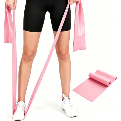 Resistance Bands for Working Out, Physical Therapy, Yoga & Pilates - color: Pink