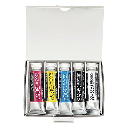 5 primary colors set Holbein gouache gouache (japan import)
