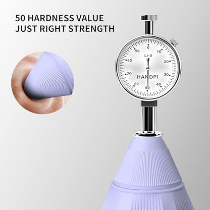 PROIRON Massage Ball with Suction Cup Pinpoint Deep Tissue Muscle Knot & Sore Relief, Vibration & Heating Trigger Point Massage Tool for Back Neck, Self-Massage Tool,4 Massage Heads - color: Purple(4 Heads)