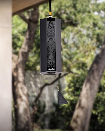 POGOLAB Wind Chimes for Meditation,Sound Healing,Dm Chord,Yoga Wind Chime for Home/Outdoor Decor