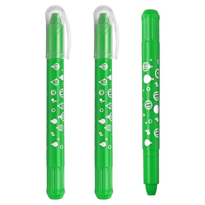 PATIKIL Gel Crayons, 3PCS Watercolor Crayons Silky Water Soluble Twist Bulk for Artists Coloring Drawing Painting, Light Green Crayon - color: Light Green