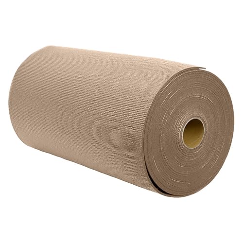Voyage 5mm Thick Yoga Mat Roll, 50ft x 24in - color: Mocha