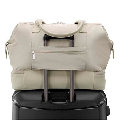 Samsonite Better Than Basic 드롭 바텀 위켄더 - color: 라임스톤 그레이