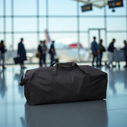102L Extra Large Duffle Bag with Side Zipper, Heavy Duty 600D Waterproof Moving Bag for Travel & Camping, Foldable Cargo Luggage for Sports Gear with Lockable Zippers(102L) - size: 102L
