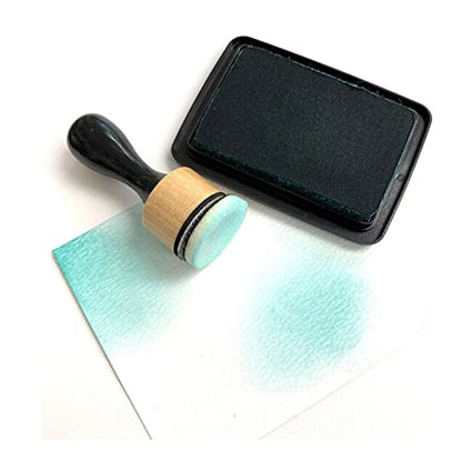 BAOFALI 160 Pieces Mini Ink Blending Tool 80Pcs Round Replacement Foam Pads 80 Pcs Medium-Grit Sandpaper Provides Card Making Embossing Painting Rendering The Ideal Friction to Work on Cardstock - size: 160 Pieces