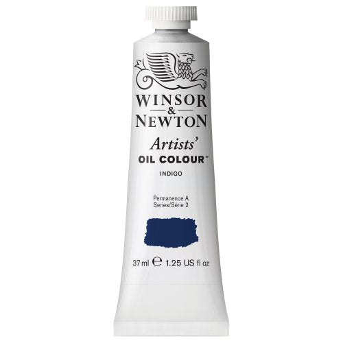 Winsor & Newton Artists' Oil Color, 37ml (1.25 oz) Tube, Indigo - color: Indigo, style: 1.25-oz Tube