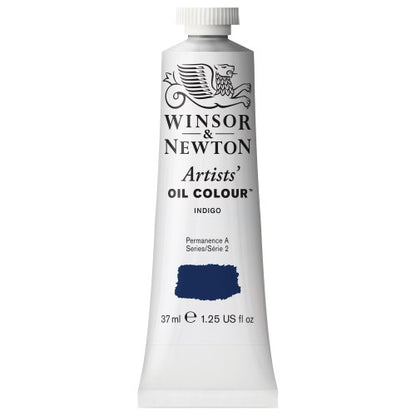 Winsor & Newton Artists' Oil Color, 37ml (1.25 oz) Tube, Indigo - color: Indigo, style: 1.25-oz Tube
