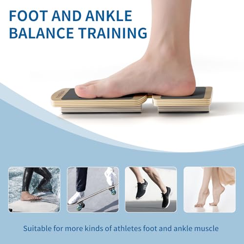 Ankle Balance Board Wooden Single Leg
