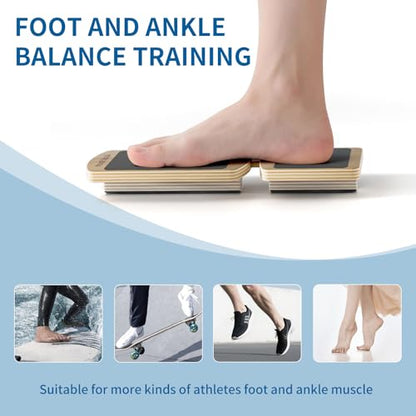 Ankle Balance Board Wooden Single Leg