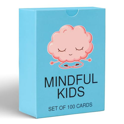 100 Mindfulness Conversation Cards for Kids - Enable Meaningful Conversations with Kids - style: Kids Conversation Cards