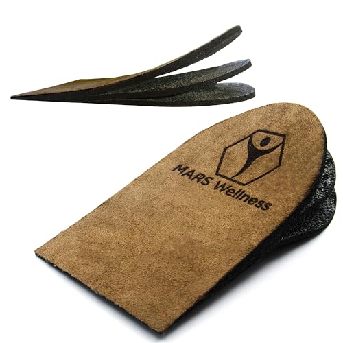 Premium Adjustable Orthopedic Heel Lift for Heel Pain and Leg Length Discrepancies - Medium Pack of 2 Brown | Pack of 2 Shoe Lifts for Heel Pain, Uneven Legs, Women and Men-Medium - color: Brown, size: Medium (Pack of 2)