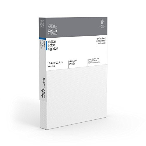 Winsor & Newton Professional Cotton Canvas, 6" x 8" - size: 6" x 8", style: Cotton