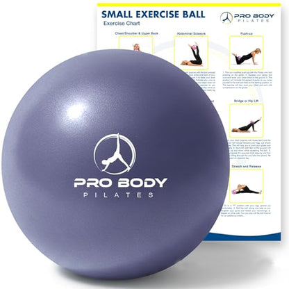 ProBody Pilates Ball Small — 9 Inch Small Yoga Ball - color: Indigo