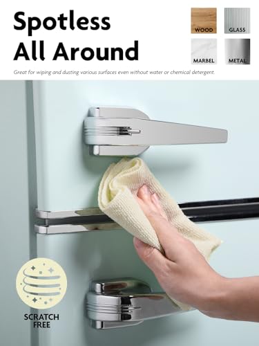 Fantasticlean Microfiber Cleaning Cloth Roll- 30 Sheets, 12" x 12" (Beige) - color: Beige, size: 30 pack