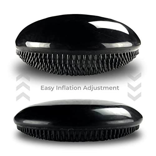 Revbalance Adjustable Wobble Cushion and High Density Rocker Combo for Balance Training, Recovery, and Physical Therapy