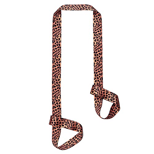 ZOOEASS Yoga Mat Strap, Adjustable Durable Yoga Mat Carrier & Stretching Strap, Multiple Color Choices - color: Leopard, size: 5.9feet