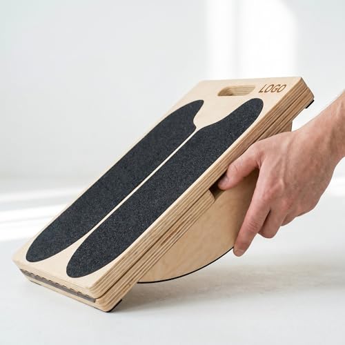 Calf Stretcher Slant Board, Adjustable Wooden Incline Board for Stretching, Non Slip Foot Stretcher for Calf, Achilles, Ankle, Hamstring Exercise