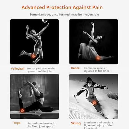 1 Pair Soft Foam Knee Pads, Shock Absorbing Support Unisex - size: Medium (33-38 CM/13-15 ")