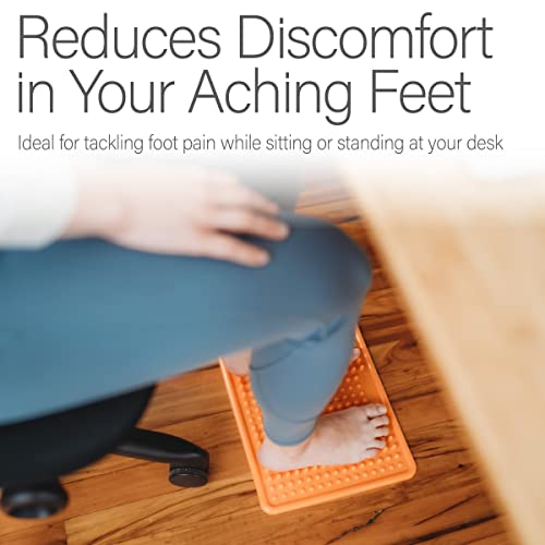 Kanjo Acupressure Foot Pain Relief Mat | Pressure Point Foot Massager for Plantar Fasciitis, Heel Pain & Arch Pain Relief | for Use at Standing Desk