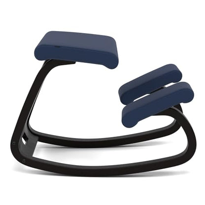 Variable, original knee chair, design from Peter Opsvik - black/blue - color: Black/Blue