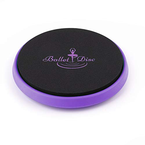 Turn Board for Dancers, Ballet Turning Board, Turning Boards for Dancers, Spinning Boards for Pirouette, Turns and Balance, Spinner Boards for Dancers, Ice Skaters, Gymnasts and Cheerleaders - color: Purple, size: 5"Dia. - Round