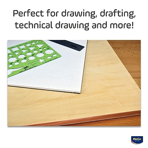 Helix - Wooden Drawing Board - Plain Edge - 23 x 31 inch | Smooth Surface for Artists - Super Light and Portable - Outdoor Sketching - Durable Construction for Easy Transport - size: 23” x 31”, style: Plain Edge