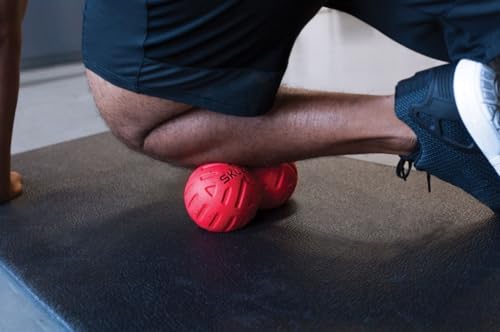 SKLZ Massage Balls - Physical Therapy Ball for Myofascial Release, Trigger Points, Deep Tissue Massages, Pain Relief, Warm Up and Recovery. (Dual Soft, 2.5-inch, 5-inch, Dual High Density) - style: Dual High Density