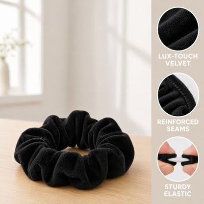 Yoga Mat Scrunchie - Holds Your Yoga Mat in Style - Durable & Elasticity Fabric - Fits All Standard Yoga Mats - color: Black