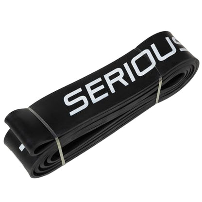 Serious Steel Fitness Non Latex (Latex Free Resistance Bands) Resistance Bands Exercise Bands | Use for Pull-Ups, At Home Workouts, Strength Training and Resistance Training(41" Sets) - color: #4 Black - (20-170 lbs)