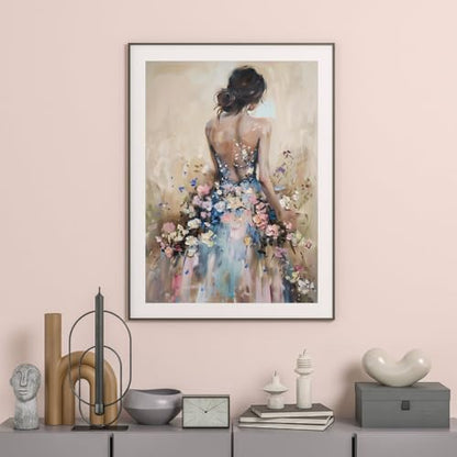 GUMITOON Diamond Art Kits for Adults-Pink Bow Full Drill Diamond Dots Paintings for Beginners, Round 5D Paint with Diamonds Pictures Gem Art Painting Kits DIY Crafts Kits 12"x16" QCY-149 - color: QCY-161