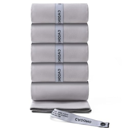 CADONO Microfiber Workout Towels,Gym Towels,Workout Sweat Sports Towel - color: Gray
