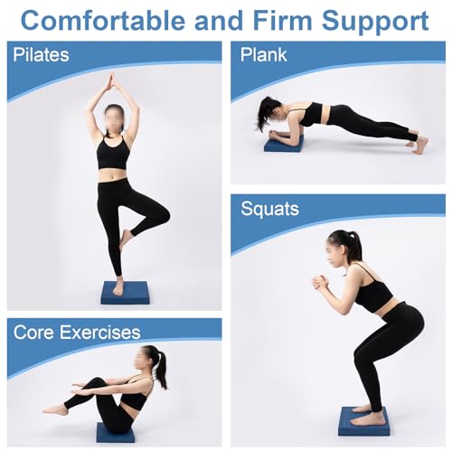 strongtek Portable Slant Board & Balance pad – Stretch & Rehab Combo