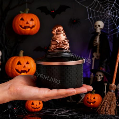 Resin Jar Mold with Lid Epoxy Resin Casting Mold | Halloween Hat Mold,Silicone Molds for Plaster,Candle Holder