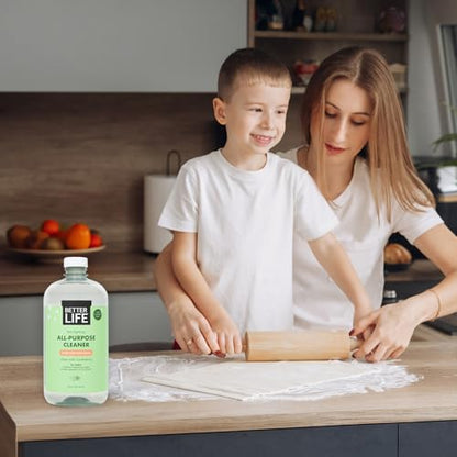 Better Life All Purpose Cleaner - Plant Based Home and Kitchen Cleaning Spray for Glass, Countertops, Appliances, Upholstery & More - Multi-surface Spray Cleaner - 24oz Clary Sage & Citrus - size: 24 Fl Oz (Pack of 1)