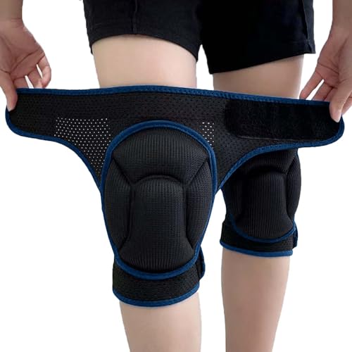Breathable Knee Pads for Gardening Adult Men & Women, Blue L, 1 Pair - color: Blue, size: Large
