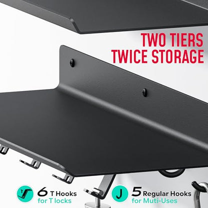2-Tier Floating Shelf Compatible with Tonal 1 & 2 Accessories - style: 2 Tier