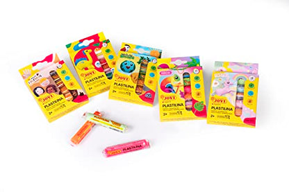 Jovi - 30 Non-Hardening Modeling Clay Bars in 30 Colors, 0.53 oz Each | Plant Based, Non-Toxic, Gluten-Free, for Kids Ages 3+ Reusable Great for Crafts and Games