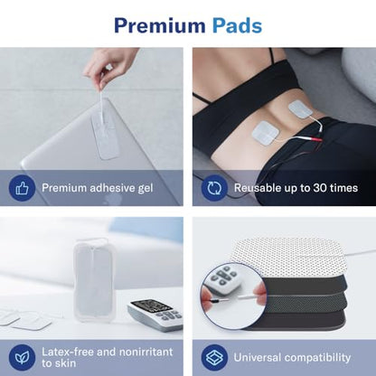 Alcedo Rechargable TENS+EMS Muscle Stimulator for Pain Relief